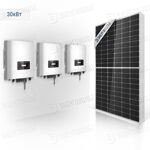 Солнечная сетевая электростанция Энерговольт С30.2-380В ( 30 кВт, 380 В)